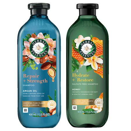 Image of Offer Save $3.00 on ONE Herbal Essences Pure Plant Essences Shampoo, Conditioner OR Treatment (excludes Dual Packs, 100 mL Shampoo and Conditioners, and tri