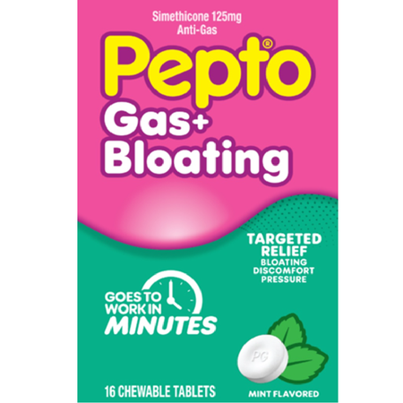 Image of Offer Save $0.50 on ONE Pepto Gas and Bloating Chewable Product (excludes travel/trial size & Gas and Bloating Softgel)
