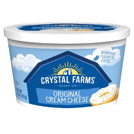 Image of Offer Save $1 on TWO (2) Crystal Farms Cream Cheese Select 8oz.