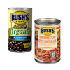 Save $1.00 on two (2) Bush Organic Beans or Savory Beans