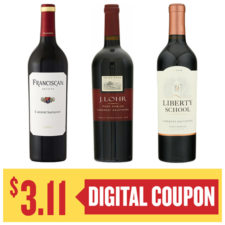 Image of Offer Save $3.11 When You Purchase ONE (1) J. Lohr, Liberty School or Franciscan 750ml Wine.