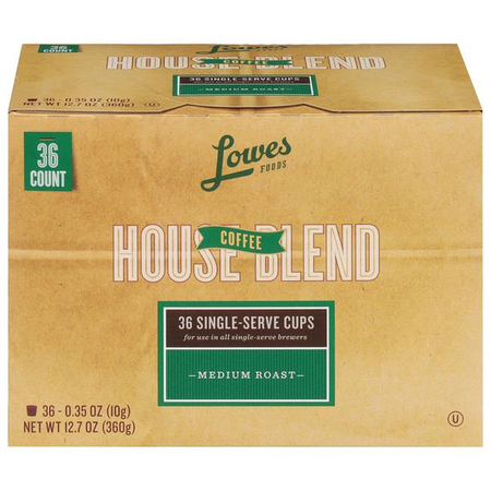 Image of Offer Save $1 When You Purchase ONE (1) Lowes Foods Coffee K-Cups 36ct.