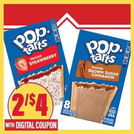 Image of Offer Save $1 On TWO (2) Pop-Tarts Toaster Pastries 8ct or Bites 5pk .