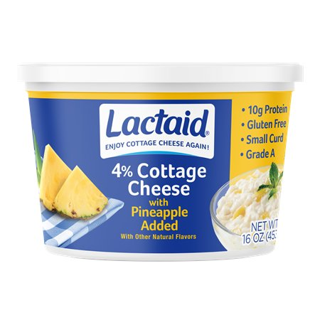 Get ONE (1) Free Lactaid Pineapple Cottage Cheese 16 oz. ($3.50 retail price)