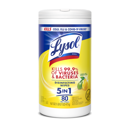 Image of Offer Save $1.00 on any ONE (1) Lysol® Disinfecting Wipes (30 ct. or Higher)