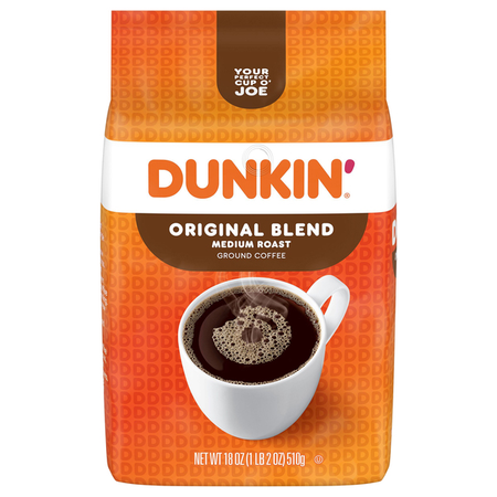 Image of Offer Save $3 On ONE (1) Dunkin' Whole Bean or Ground Coffee 18oz.