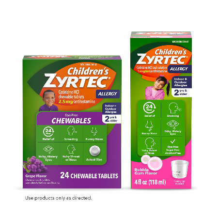 Image of Offer Save $4.00 on any ONE (1) Children's ZYRTEC® product (Excludes trial & travel)