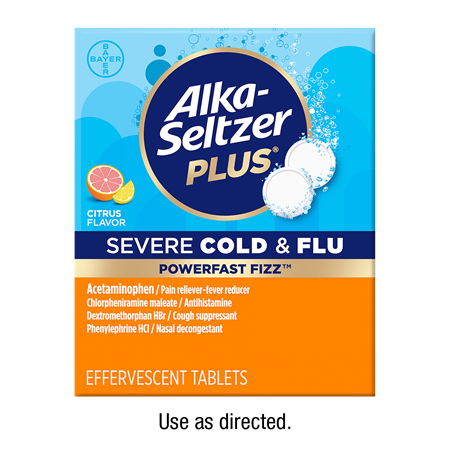 Image of Offer Save $2 on any ONE (1) Alka-Seltzer Plus® 24ct or larger Base (excl Fizzy Chews)