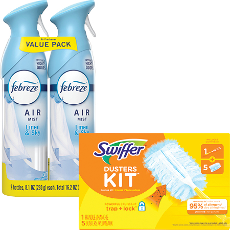 Febreze, Mr. Clean, Swiffer