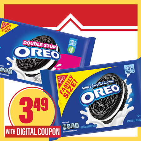 Image of Offer Save $2 on ONE (1) Oreo Cookies Select Family Size.