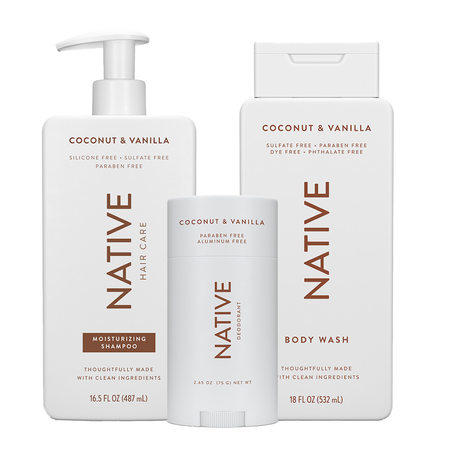 Image of Offer Save $6.00 on THREE Native Products (excludes Deodorant Spray, Liquid Hand Soap, and trial/travel size).