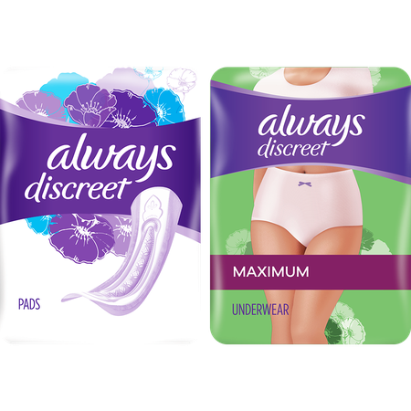Always Discreet Large Maximum+ Women's Incontinence Underwear for Sensitive  Skin, 42 ct - City Market