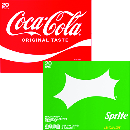 Coca-Cola, Dr Pepper Or Sprite