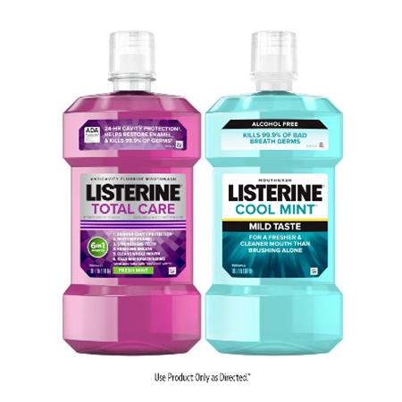 Image of Offer Save $1.00 on any ONE (1) LISTERINE® Mouthwash product, POCKETPAKS® product, POCKETMIST® product, or single use liquid packs