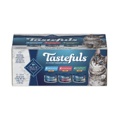 Image of Offer Save $1.50 when you buy ONE (1) BLUE Tastefuls wet cat food variety packs or multipacks (12ct only)