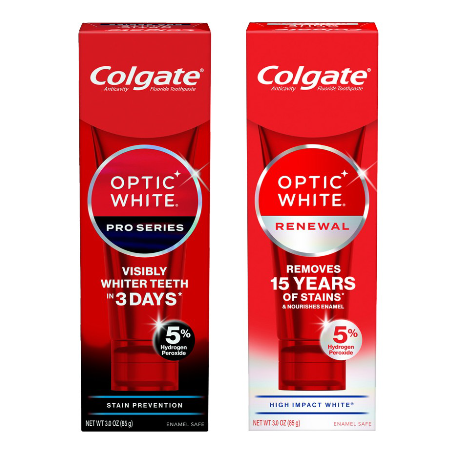 Image of Offer Save $1.00 on any ONE (1) Colgate Optic White Pro Series or Renewal Toothpaste