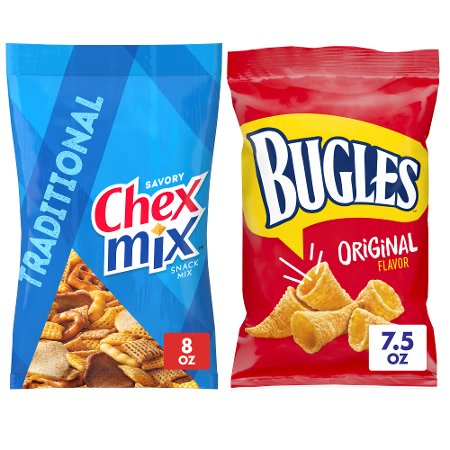 Chex Mix, Bugles, Gardetto's