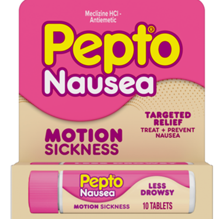 Image of Offer Save $0.50 on ONE Pepto Bismol Nausea Relief Tablet (excludes trial/travel size).
