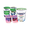 Save $1.00 on one (1) Dannon Family Yogurt (4 or 6 pks., non greek) or Regular Quartz...