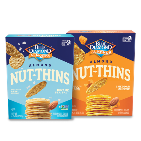 Image of Offer Save $1.00 on any TWO (2) Blue Diamond® Nut-Thins® Products