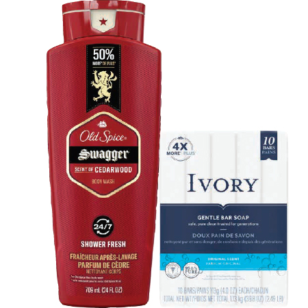Old Spice or Ivory