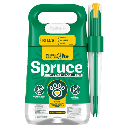 Image of Offer Save $10.00 on  ONE Spruce Snap & Spray Weed & Grass Killer 64 oz Powered Starter Kit.