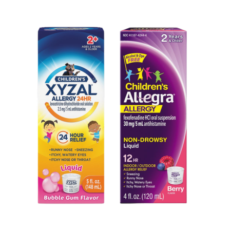 Allegra, Xyzal