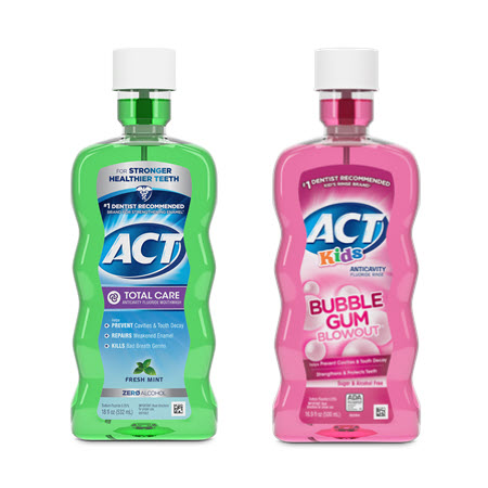 Image of Offer Save $1.00 on any ONE (1) ACT® Product (excluding Kids Toothpaste and travel/ trial size)