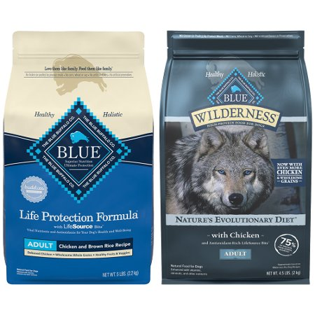 Save $3.00 when you buy ONE (1) bag of BLUE dry dog food (4lb or larger)