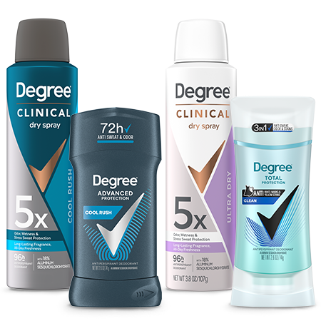Image of Offer Save $4.00 on any TWO (2) Degree Body Heat Activated or Ultraclear Antiperspirant Stick or Dry Spray