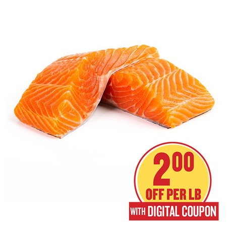 Image of Offer Save $2 Per Pound On Fresh Atlantic Salmon Fillets.