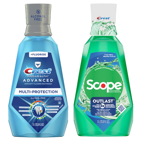 Image of Offer Save $1.00 on ONE Crest OR Scope Mouthwash 473mL (16 oz) or larger (excludes 3DWhite Brilliance Stain Prevention, 3DWhite Clean, 3DWhite Fresh or 3DWh