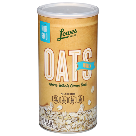 Image of Offer Save $1 On TWO (2) Lowes Foods Oatmeal 18oz or Grits 24oz.
