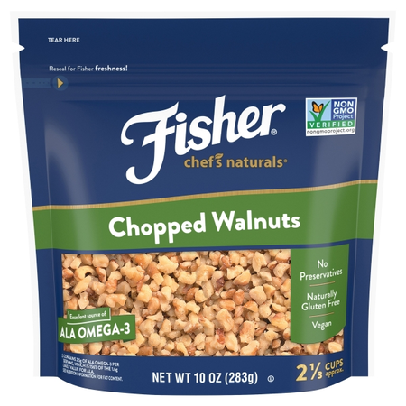 Image of Offer Save $1 on ONE (1) Fisher Naturals Walnut Baking Nuts.