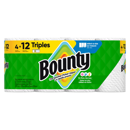 Image of Offer Save $1.00 on ONE Bounty Paper Towel Product 6 Roll Count or Smaller (Excludes 6 Mega Roll, 6 Mega XL Roll, 6 Triple Plus Roll, Bounty Essentials and