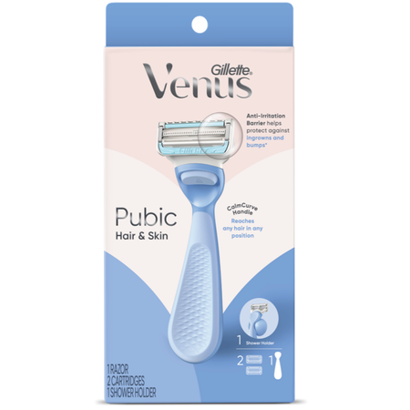 Image of Offer Save $3.00 on ONE Venus Pubic Hair & Skin Razor OR Care Item (excludes Gillette Products, and trial/travel size).