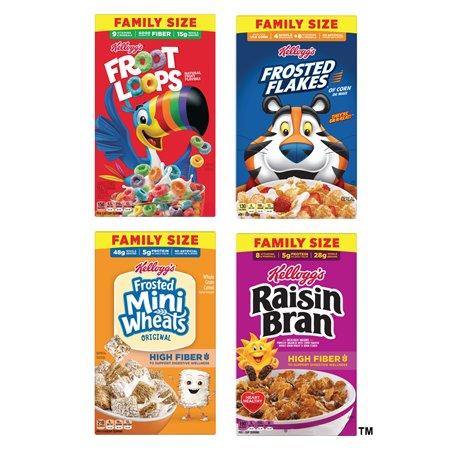 Image of Offer Save $1.00 on any 2 Kellogg's® Cereals, Kashi® Cereals and/or Bear Naked® Granolas
