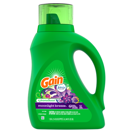Image of Offer Save $1.00 on ONE Gain Liquid Laundry Detergent 39-46 oz OR Gain Powder Laundry Detergent 30 oz (excludes Gain Rinse, Gain Flings, Gain Liquid Fabric