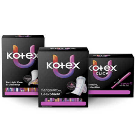 Image of Offer Save $1.00 on any ONE (1) Select Kotex® Pads, Liners or U by Kotex® Tampons