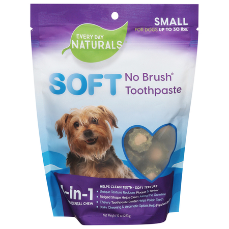 Image of Offer Save $1 When You Purchase ONE (1) Everyday Naturals Small Breed No Brush Toothpaste 10oz.