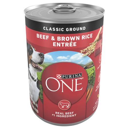 Image of Offer Save $1 on TWO (2) Purina One Canned Dog Food 13oz.