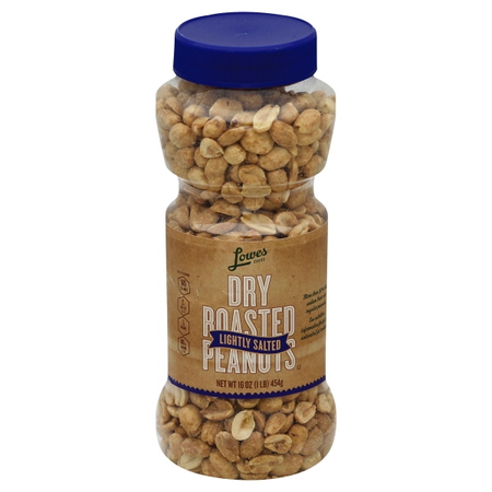 Image of Offer Save $1 When You Purchase TWO (2) Lowes Foods Dry Roasted Peanuts 16oz.