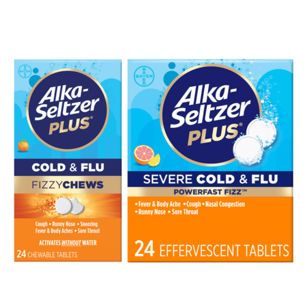 Image of Offer Save $3.00 on any ONE (1) Alka-Seltzer Plus® or Alka-Seltzer Plus® FizzyChews 24 ct or larger