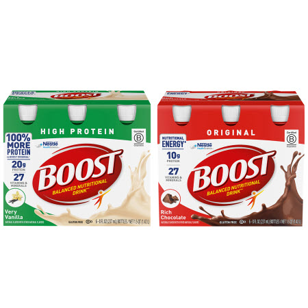 Image of Offer Save $6.00 on any TWO (2) BOOST® Nutritional Shake Multipack, 4-pack or larger