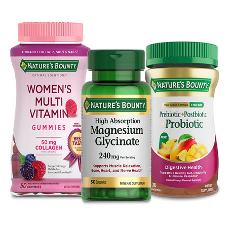 Image of Offer Save $1.00 on any ONE (1 ) Nature's Bounty® Supplement, Any Size