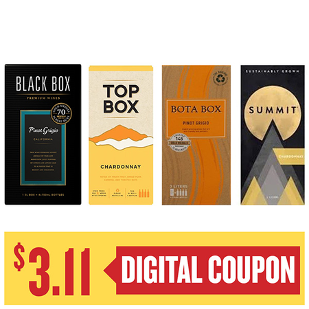 Image of Offer Save $3.11 When You Purchase ONE (1) Black Box, Bota Box, Top Box or Summit 3L Wine.