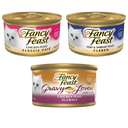 Image of Offer Save $0.50 on any FIVE (5) 3oz cans of Fancy Feast® Wet Cat Food
