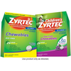 Save $4.00 on any ONE (1) Adult ZYRTEC® Chewable product or Children's ZYRTEC...