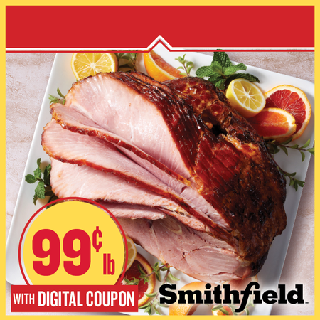 Image of Offer Save $1 Per Pound On Smithfield Spiral Ham.