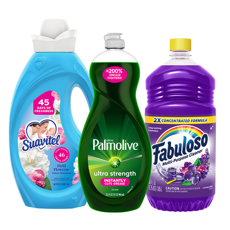Palmolive, Fabuloso, Suavitel, Murphy